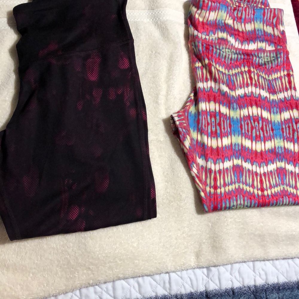 Workout capris pants. Combo pack